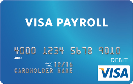 Prepaid payroll cards